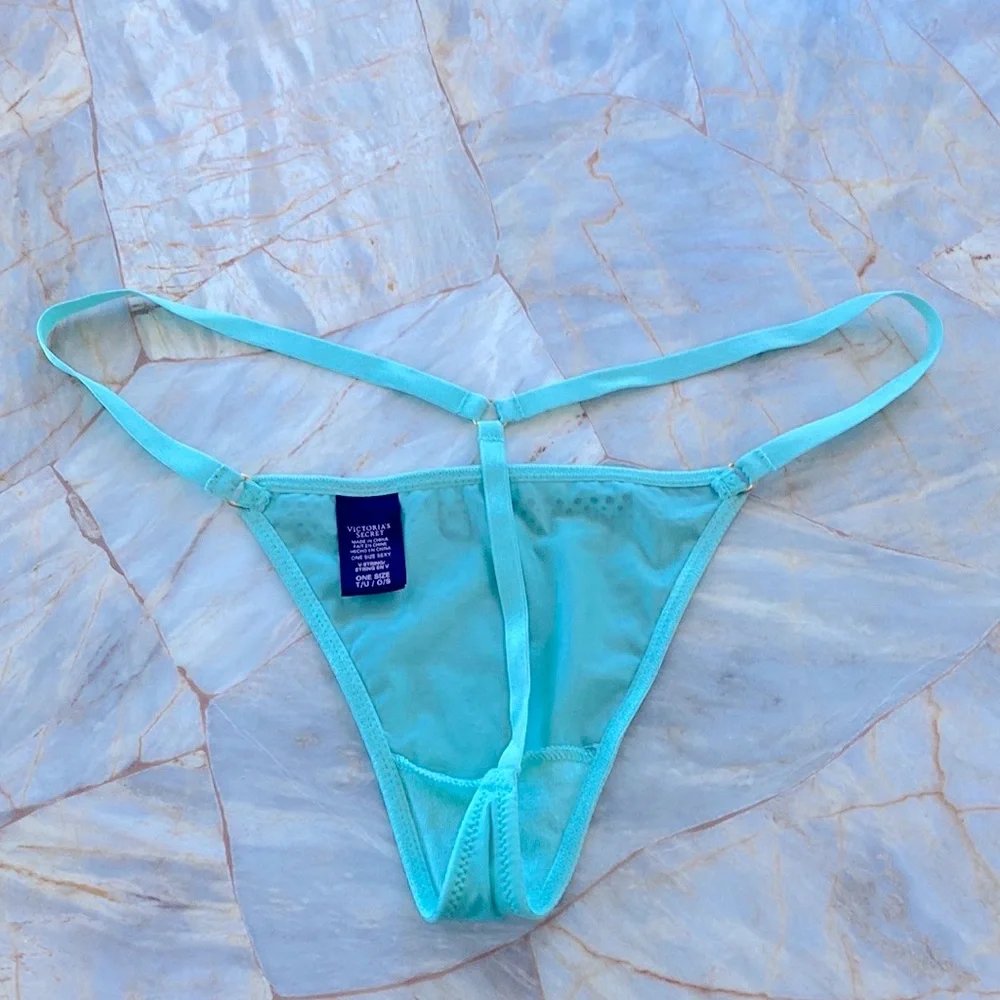 VS  Vintage Dream Angel Very Sexy V-String Thong Panty G-String Pantie One Size - Picture 6 of 11